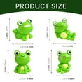 thumbnail image 3 of Mini Frog Figurines,Mini Plastic Frogs,Mini Frogs,Small Resin Frog Figures For Desk Decor,Micro Landscape Aquarium,Fariy Garden Accessories,Room Ornament,Miniature Frog Figurines(C), 3 of 8