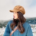 thumbnail image 2 of Ksopiavobs Newsboy Hats for Women Fashionable Newsboy Cap for Women Baker Boy Cap Winter Hats with Brim Cabbie Beret Hat, 2 of 7