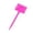 Pink, variant on Plant Label Stakes,Plant Markers for Outdoor Plants,T-Type Plant Labels Plastic Plant Tags Nursery Garden Labels 10PCS(Red 7*2IN)