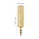 thumbnail image 3 of 2 adaptadores de jack chapados en oro para auriculares, de 3,5 mm a 6,5 mm y de 6,5 mm a 3,5 mm. Adaptador de jack de audio estéreo para auriculares, micrófono, guitarra y piano., 3 of 7