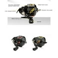 thumbnail image 4 of Spinning Fishing Reel, 3.9:1 Gear Ratio Metal Line Cup Cover Fishing Reel Left Right Hand Retrieve, 3+1 Bearing Switchable Suitable for Ocean, Rivers, Lakes, 4 of 7
