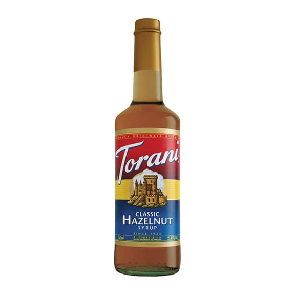 Torani Classic Hazelnut Syrup cs 12/750 ml