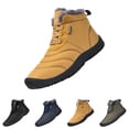 thumbnail image 4 of NOKIO Men'S Snow Exploration Boots Men's Snow Boots Fashion Casual Sneakers Breathable Flat Bottom Casual Shoes Winter Padded Warm Men's Boots Men'S Thermal Snow Boots, 4 of 5