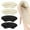 Apricot+black, variant on YYhl Heel Pads for Shoes Heel Grips Liner Cushions Inserts for Loose Shoes, Heel Pads Snugs for Shoe Too Big Men Women, Filler Improved Shoe Fit and Comfort, Stop Heel Slip and Blister 2 Pair