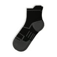 thumbnail image 3 of Wrangler Comfort Compression Quarter Socks for Men, Size 6-12, Black, 3 Pairs, 3 of 5