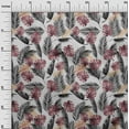 thumbnail image 3 of oneOone Cotton Poplin Light Gray Fabric Tropical Sewing Craft Projects Fabric Prints By Yard 56 Inch Wide, 3 of 4