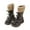 Black, variant on Puntoco Girls Knee High Boots Fall Boots Winter Snow Tall Boot Dress Shoes for Toddler Little Kid Big Kid Winter Snow Boots for Kids Brown 2.5(37)