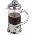 thumbnail image 1 of 1 Piece 12 Ounce Mini French Press Coffee Tea Maker Glass Stainless Steel Portable Brewer, 1 of 5