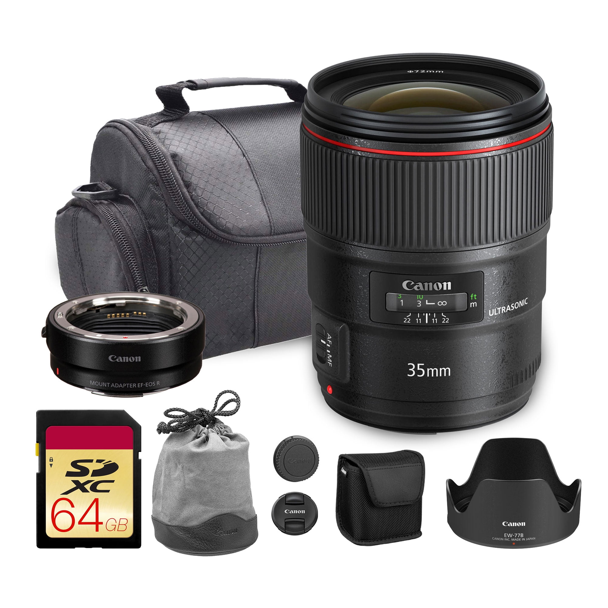 Free Shipping! Canon EF 16-35mm F/4L is USM Lens for Canon 6D, 5D