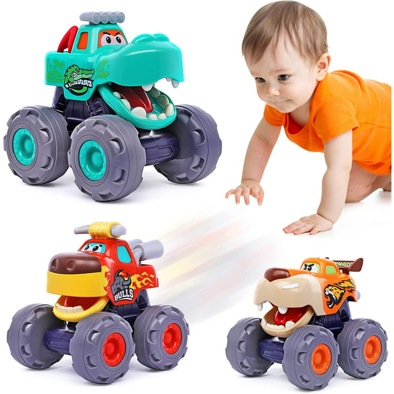 Mini Car Toys For 3 4 5 6 Year Old Boy Gifts,12pcs Baby Pull-Back Truck And  Push Go Car With Playmat Storage Box, Baby Toys Birthday Gifts For 3-6 Year  Old Infant