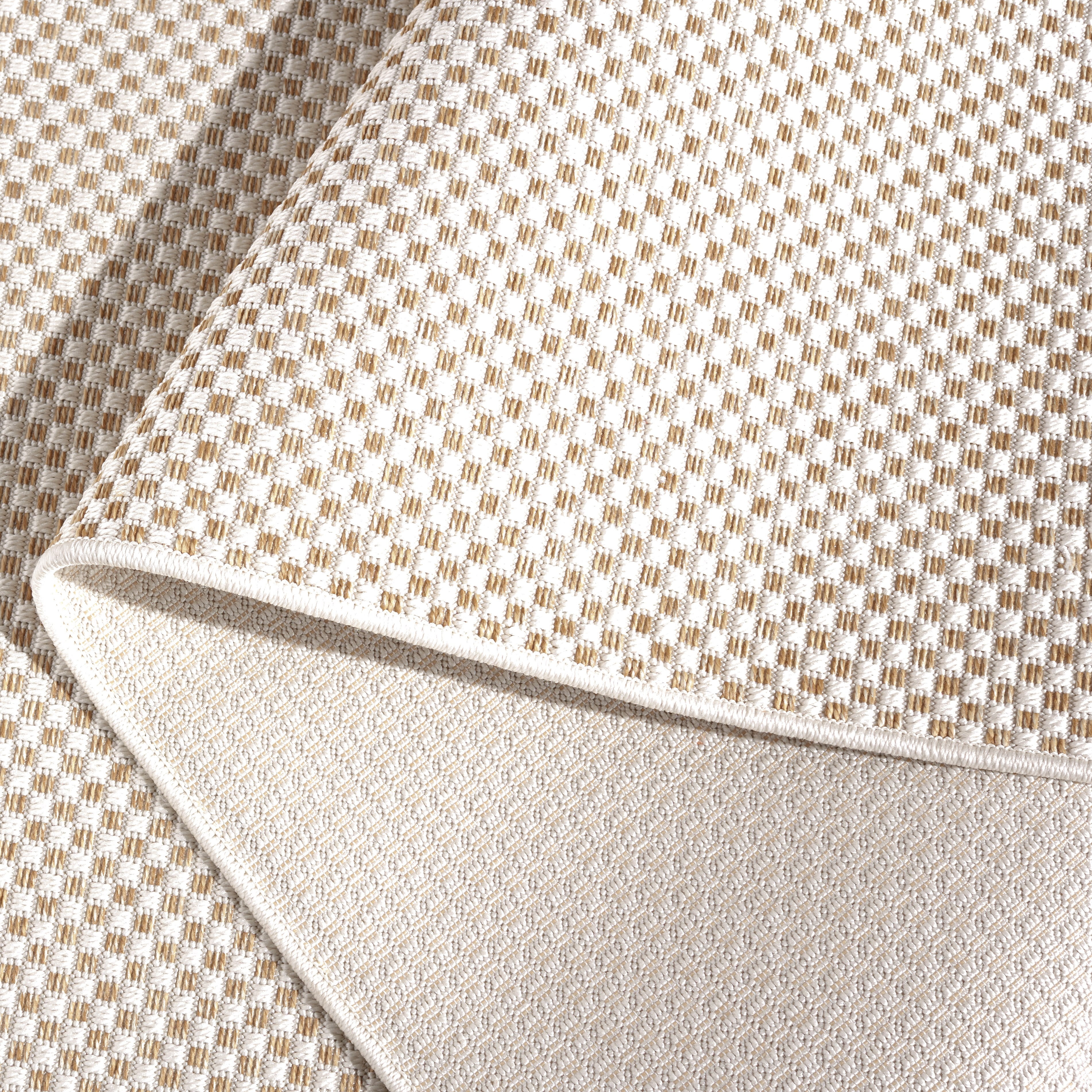 SAFAVIEH Sisal All-Weather Ophelia Solid Indoor/Outdoor Runner Rug, Ivory/Natural, 2'2" x 8'