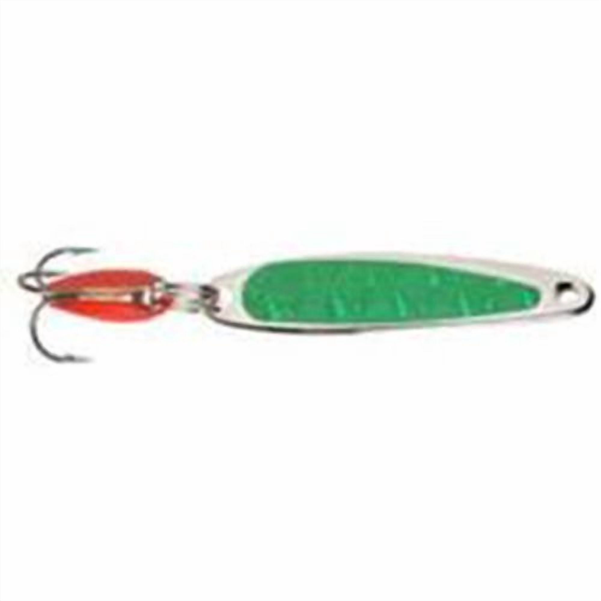 Bay de Noc Swedish Pimple Jigging Spoon 1/10oz Prism Chartreuse