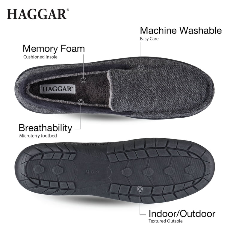 Haggar Mens Venetian Slipper Indoor/Outdoor House Shoe with  display picture 2