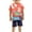 Orange a, variant on DAETIROS Boys Outfit Sets-Comfy Cotton Fashion Graphic Short Sleeve Top and Shorts Boys Summer Clothes Orange Size 1-8