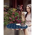 thumbnail image 4 of nqOlkjepod Country Star Farm Round Tablecloth, Fitted Table Cover with Elastic for 55"-60" Round Tables, Red Blue Patriots Stripe American Flag Table Cloth Dinning Party Waterproof Tablecloths, 4 of 6