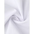 thumbnail image 5 of INSPIRE CHIC Business Casual Bodysuit Top for Women 3/4 Sleeve Collared Work Office Leotard Blouse Shirt XS White, 5 of 6