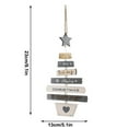 thumbnail image 2 of YgkuHd Christmas Decorations Christmas Tree Wooden Ornaments Christmas Ornaments Colored Wooden Letters Christmas Tree Pendants 2pcs, Clearance, 2 of 6