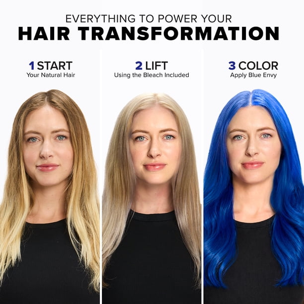 Splat Original Complete Kit, Semi-Permanent Hair Dye with Bleach
