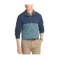 thumbnail image 1 of IZOD Camiseta henley colorblocked para hombre, azul, pequeña, 1 of 2