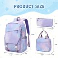 thumbnail image 5 of Laptop School Bag Backpack，Fashion Lightweight Travel Shoulder Bookbags，Primary School Season Gift 3 PCS, 5 of 5