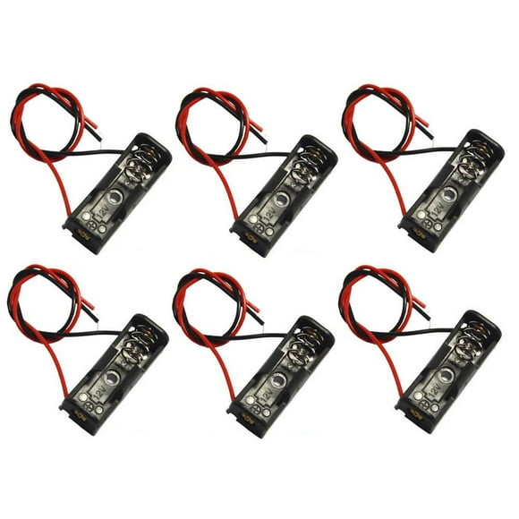 LAMPVPATH (Paquete de 6): Caja de batería de 12 V/23 A con cables conductores