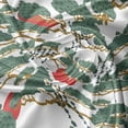 thumbnail image 7 of Ambesonne Ethnic Valance & Curtain, Japanese Pattern Sun, 55"x45", Army Green and Vermilion, 7 of 7