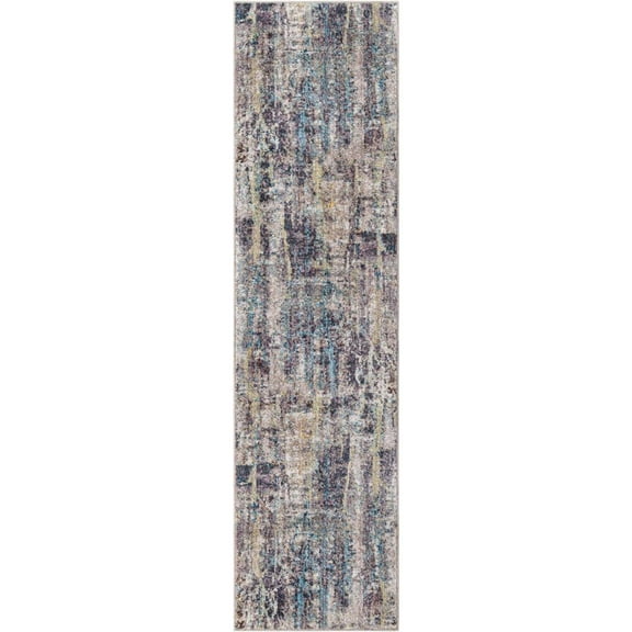 Unique Loom Downtown Gramercy Area Rug 2' 0" x 8' 0", Runner Multi