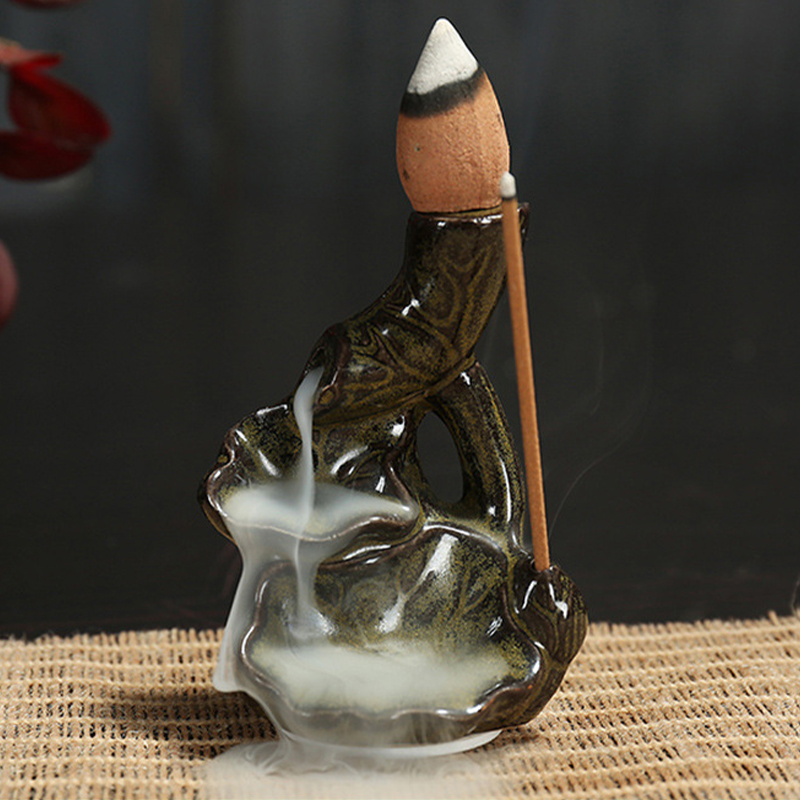 (Type 3) Waterfall Incense Burner Backflow Ceramic Incense Holder