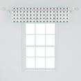 thumbnail image 2 of Ambesonne Fleur de Lis Window Valance, Symbols in Greyscale, 42" x 12", White and Dark Grey, 2 of 3
