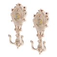 thumbnail image 2 of 2x Ganchos de  de lujo Colgador de estilo europeo dorado Zulema Ganchos de sujeción para cortinas, 2 of 8