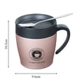 thumbnail image 4 of Taza de café de acero inoxidable para el hogar, termo, taza de café, taza de agua de doble pared aislada con tapa, 4 of 5