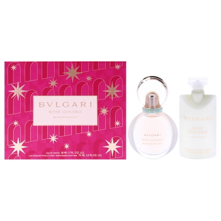 Bvlgari Bvlgari Rose Goldea Blossom Delight , 2 Pc Gift Set 1.7oz EDP Spray, 2.5oz Moisturizing Body Milk