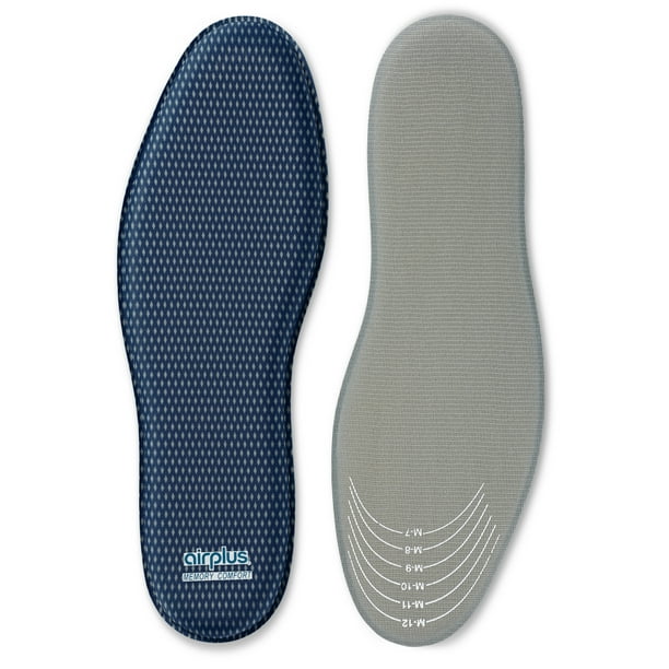 Airplus Memory Comfort Shoe Insoles with Memory Foam for Pressure ...