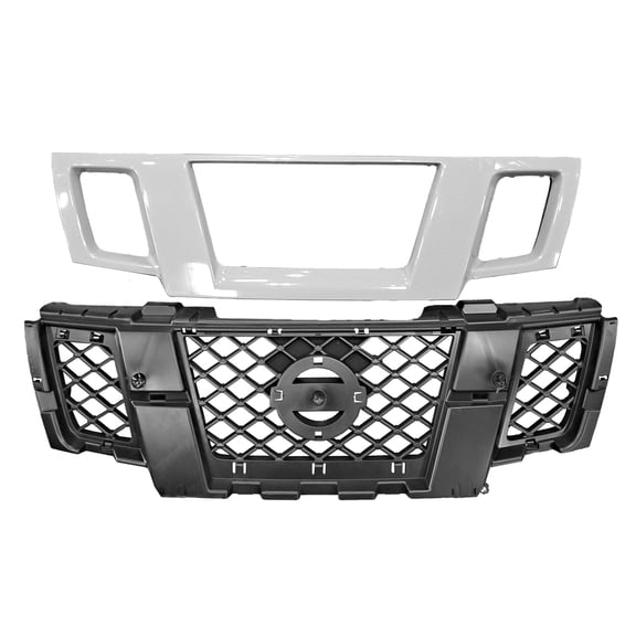 New OE Primer Front Grille 62310ZL00C fits 2009-2021 Nissan Frontier