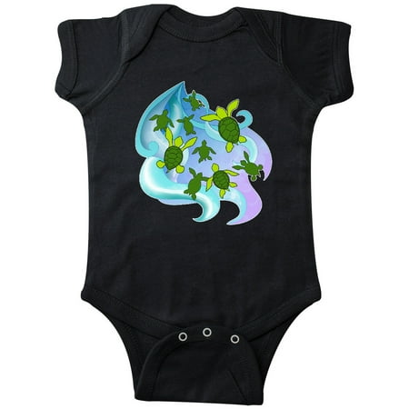 

Inktastic Sea Turtles Swimming Gift Baby Boy or Baby Girl Bodysuit
