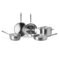 thumbnail image 1 of Misen - Juego de utensilios de cocina de acero inoxidable de 5 capas, versátil, apto para lavaplatos, juego de 9 piezas, sartén de 10 pulgadas, sartén de 12 pulgadas + tapa, sartén de 3 cuartos +, 1 of 5