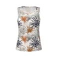 thumbnail image 4 of Haiem Tropical Leaves Workout Tank Tops for Women, Athletic Sports Slim-Fit Tank Tops, Compression Sleeveless Dry Fit Shirts,Athletic Shirt-Medium, 4 of 9