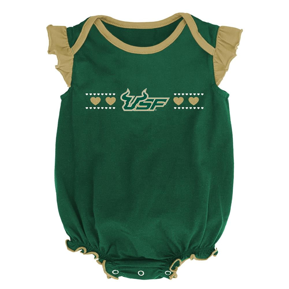 Bib and Bootie Set Infant Set Outerstuff South Florida USF Bulls Creeper