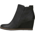 thumbnail image 3 of Women's SOUL Naturalizer Haley 2 Wedge Bootie Black Polyurethane 10 M, 3 of 6