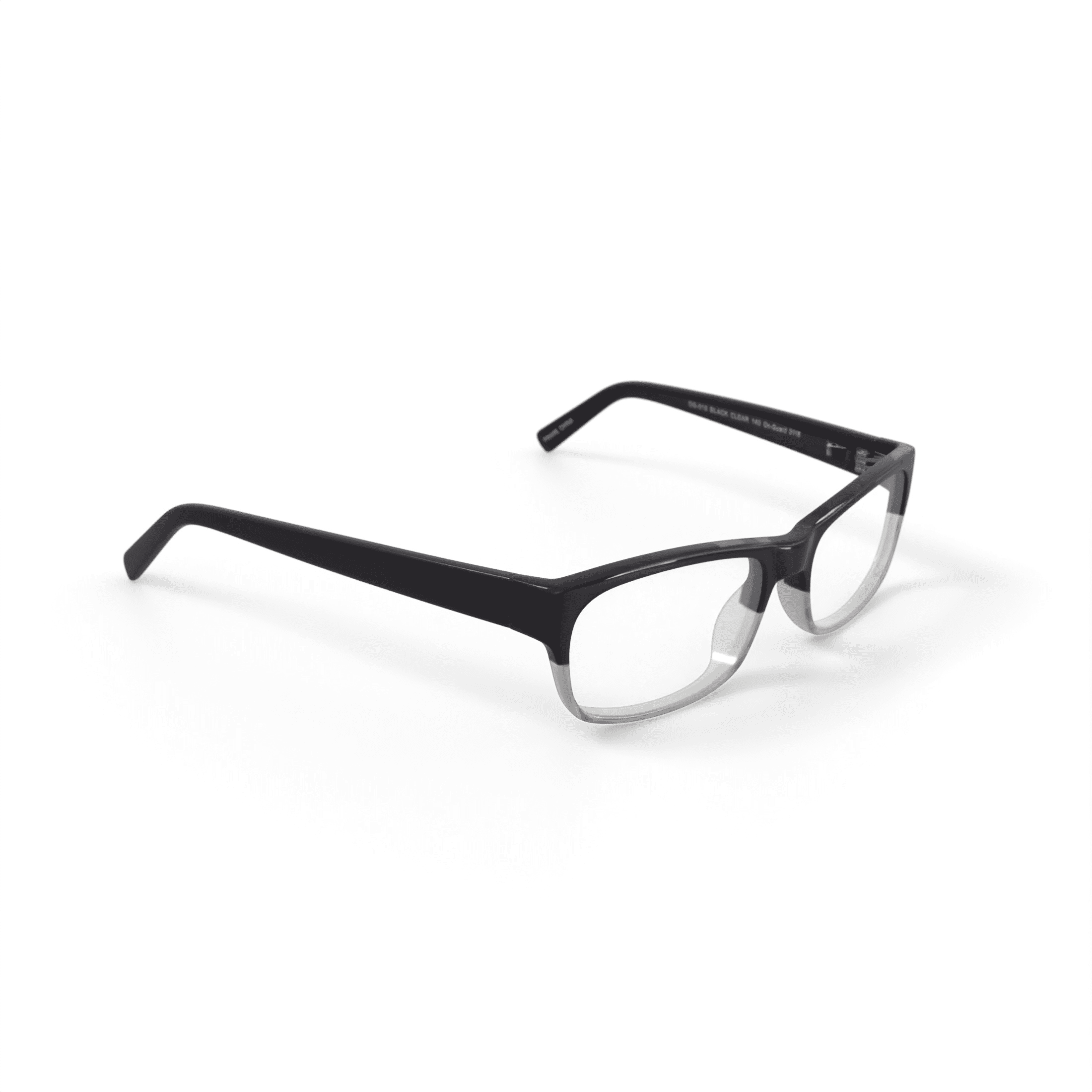Hilco Vision A2 A015 Prescription Safety Glasses, Black/Clear, OSHA Compliant ANSI Z87.1