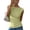 Light Green, variant on Womens Summers Tops Boat Neck Sleeveless Textured Wave Fabric Ruched Side Casual Everyday Lightweight Blouses Pink S