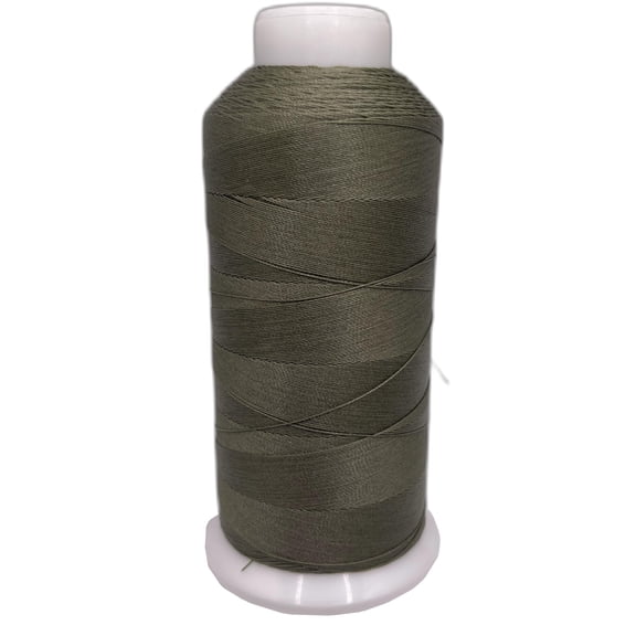 UV Resistant Bonded Polyester Sewing Thread for Upholstery, Outdoor, Marine 8 oz (Tex 70, Olve drab green)