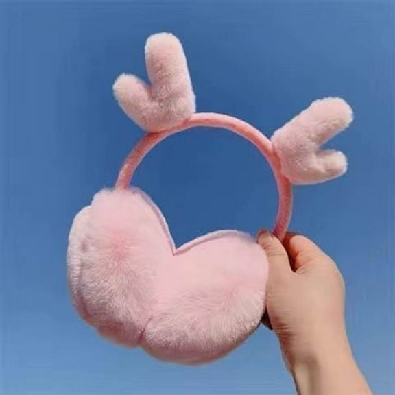 Cute Animal Earmuffs Winter Warm Outdoor Ear Covers Headband Earwarmer Hear Bend Ear Puffs Women Toddler Earmuffs Girl Winter Range Headphones Electronic Earmuffs with Mic Earmuff Headphones with