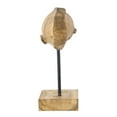 thumbnail image 6 of A & B Home Bohemian Teak Fish Figure On Stand With Natural Finish 49932, 6 of 7