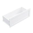 thumbnail image 4 of Farmhouse 4-in-1 Hall Tree with Wood Grain Bench, Mudroom Versatile Coat Rack with 2 Large Drawer, Entrance Organizer for Hallway, Living Room, White, 55.9"W, 4 of 18
