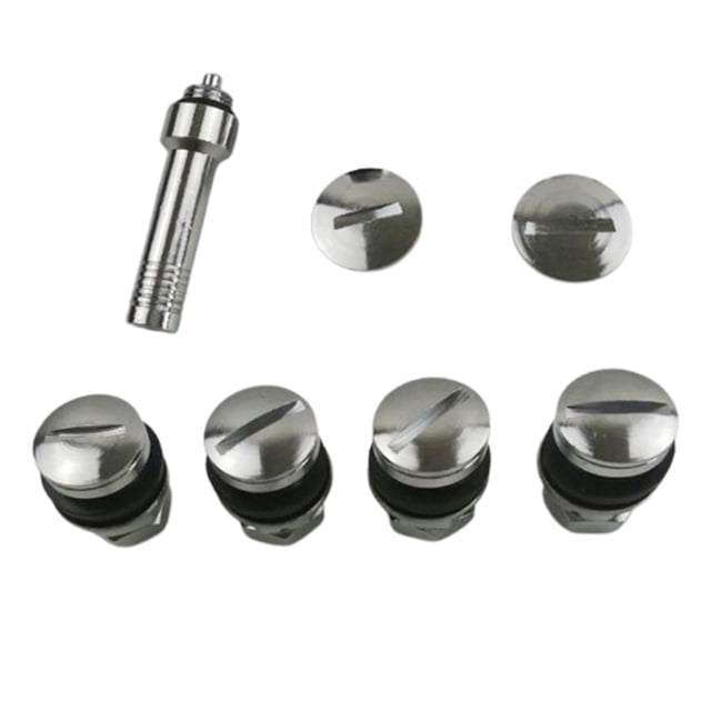 7pcs Cape de Válvula de Aire Del Vástago de La Rueda de Neumáticos Universales para Motocicleta Del Automóvil