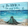 thumbnail image 2 of Sea Turtle Wall Art Inspirational Quotes Pictures Wall Decor Beach Ocean Sunset Canvas Painting Prints Coast Scenery Artwork Modern Home Decoration Framed for Living room Bedroom Bathroom Office, 2 of 7