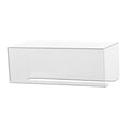 thumbnail image 1 of Soporte de papel higiénico Caja de pañuelo de toalla de toalla a mano organizador acrílico multiuseo montado en la pared despejado para el hotel de blancas, 1 of 9