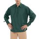 thumbnail image 3 of Camisas Y s Hombres Casual Simple Tallas grandes Color sólido Solapa Correa Camisa Top Blusa (Green, M), 3 of 4