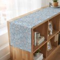 thumbnail image 6 of Table Runners 72 Inches Long Dress Scarves, Gray Blue Dandelion Farmhouse Kitchen Table Runner, Coffee Tablerunners, Spring Flowers Modern Minimalist 18x72 Inch, 6 of 9